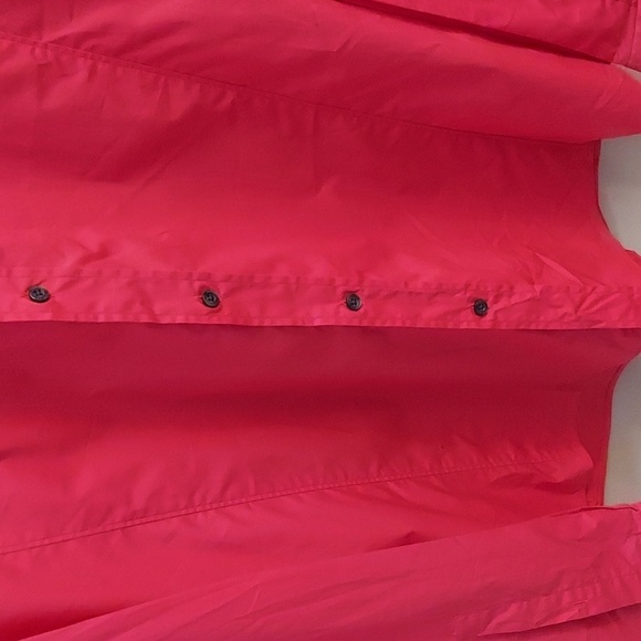 HUGO by Hugo Boss Slim Line Button Down Long Sleeve Coral Dress Shirt - Picture 5 of 12